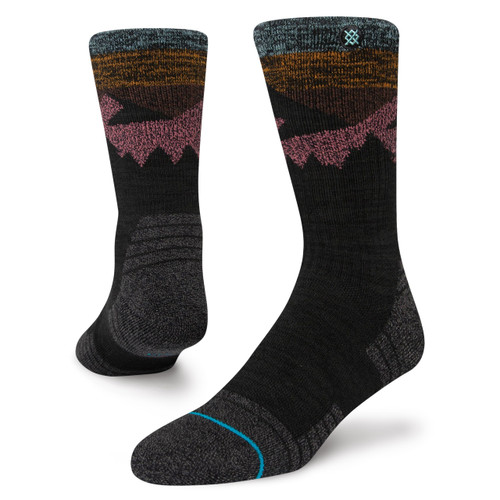Stance Divided Crew Socks (Medium, Sienna)