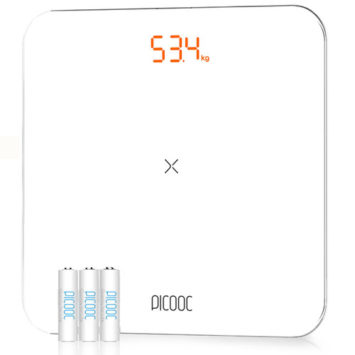 PICOOC Scale for Body Weight, Highly Accurate Digital Bathroom Scale, Smart BMI Weight Scales with Bluetooth and Smartphone App, LED Display, Round Corner Design, 330 lbs/150kg PICOOC Scale for Body Weight, Highly Accurate Digital Bathroom Scale, Smart BMI Weight Scales with Bluetooth and Smartphone App, LED Display, Round Corner Design, 330 lbs/150kg