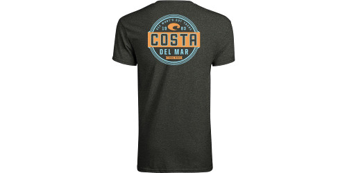 Costa Del Mar Prado Short Sleeve T Shirt, Dark Heather, XX-Large