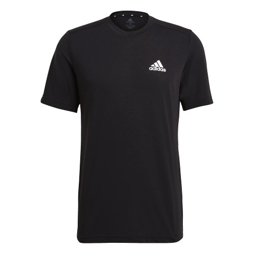 adidas mens FR Tee Black/White Large