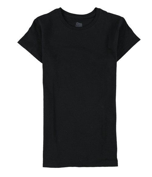 Reebok Womens Solid Basic T-Shirt, Black, Small