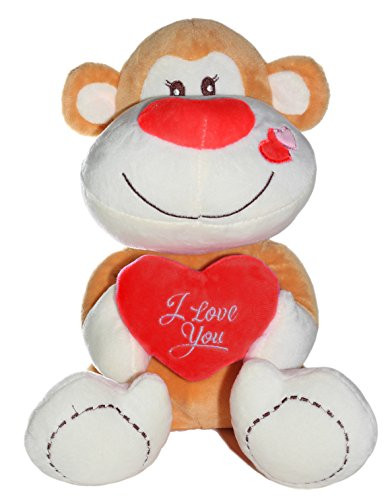 Calplush Love Pals 2 19" Animal Plush - Monkey Animal Plush Doll