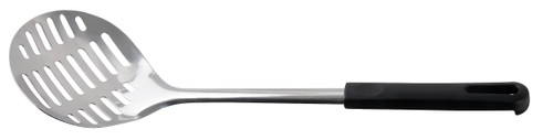 Fackelmann 13" Stainless Steel Skimmer, Silver/Black