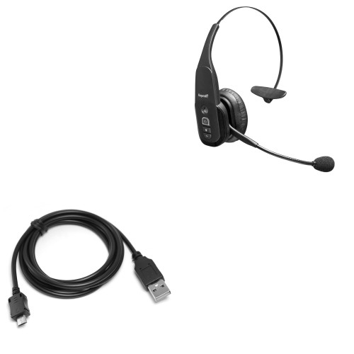 BoxWave Cable Compatible with BlueParrott B350-XT - DirectSync Cable, Durable Charge and Sync Cable for BlueParrott B350-XT