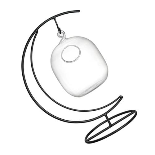 Cabilock Cocktail Glass Creative Champagne Flutes with Iron Stand Crystal Drinking Goblet Decorative Dinnerware for Night Bar Home Party Wedding Transparent