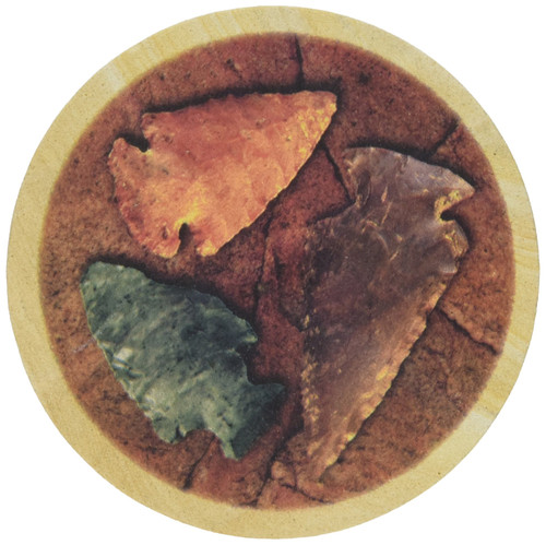Thirstystone Stoneware Arrowhead Coaster, Multicolor