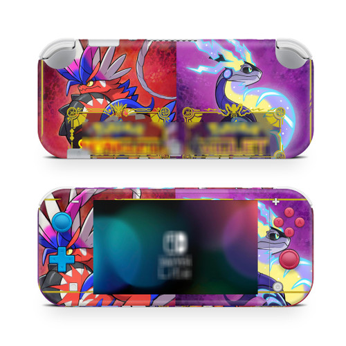 Scarlet and Violet Game Skin Compatible with Nintendo Switch Lite Console