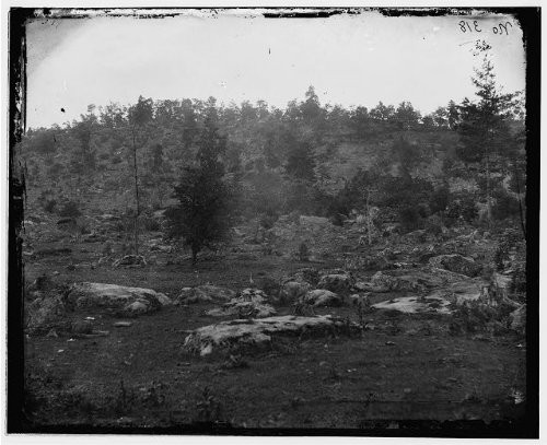 HistoricalFindings Photo: Little Round Top,battlefields,Gettysburg,Pennyslvania,Civil War Photographs,1863