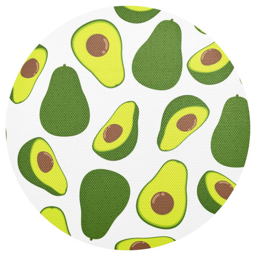 Fresh Avocado Placemats Washable Round Placemats for Dining Table Place Mats Table Mats for Kitchen Woven Placemats for Dining Room Kitchen Table Outdoor Home Placemats Mat