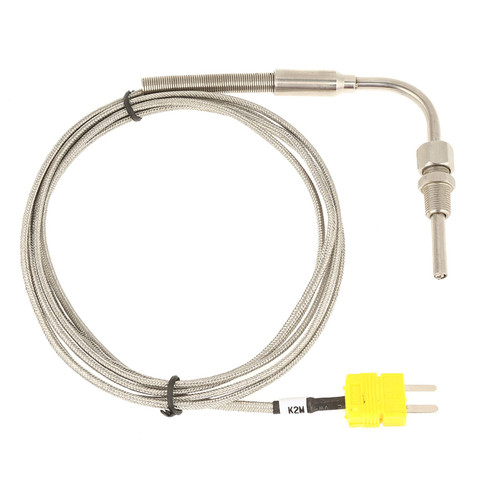 Digital Thermocouple Temperature Thermometer, K Type EGT Thermocouple for Exhaust Gas Temp Probe with Exposed Tip & Connector