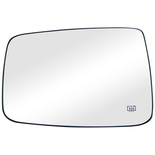 Driver Side View Heated Mirror Glass Replacement For 2009-2018 Dodge Ram 1500 2500 Mirror - Replace 68050298AA 68079362AA - Ram 1500 Mirror Glass Dodge Ram Convex Side Mirror With Backing Plate