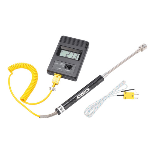 LANTRO JS Digital LCD Thermometer Temperature Detector with K Type Sensor and Thermocouple -50-500?