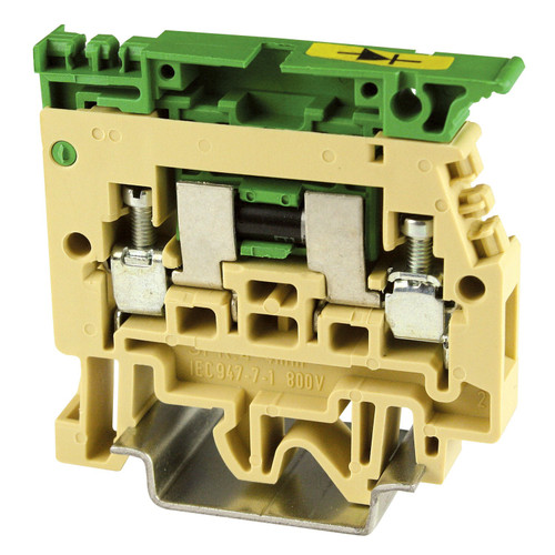 ASI SF901 1-Amp Diode Terminal Block with Type 1N4007, Din Rail Mount, 2-Wire Screw Clamp Terminations, Diode Symbol Label, 20-12 AWG (Pack of 10)