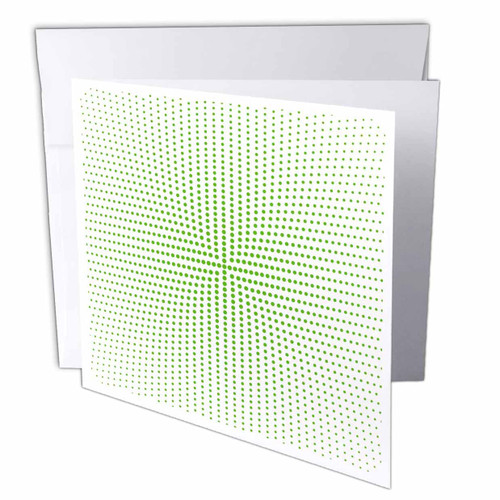 3dRose Geometric round circle pattern background - abstract vector... - Greeting Cards (gc-373566-5)