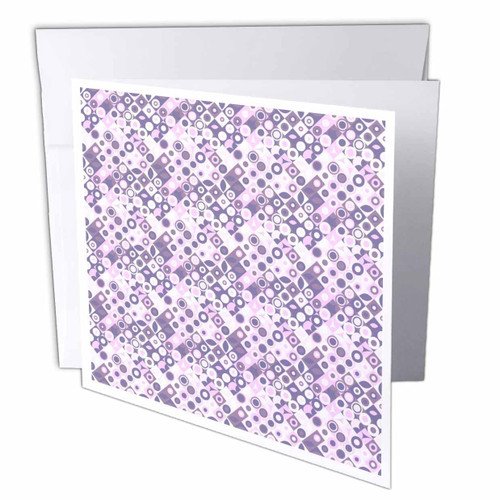 3dRose Seamless colorful diagonal geometrical pattern background... - Greeting Cards (gc-374379-5)