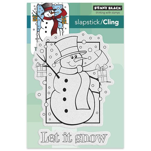 Penny Black 40-419 Frosty's Wish Slapstick/Cling Decorative Rubber Stamp