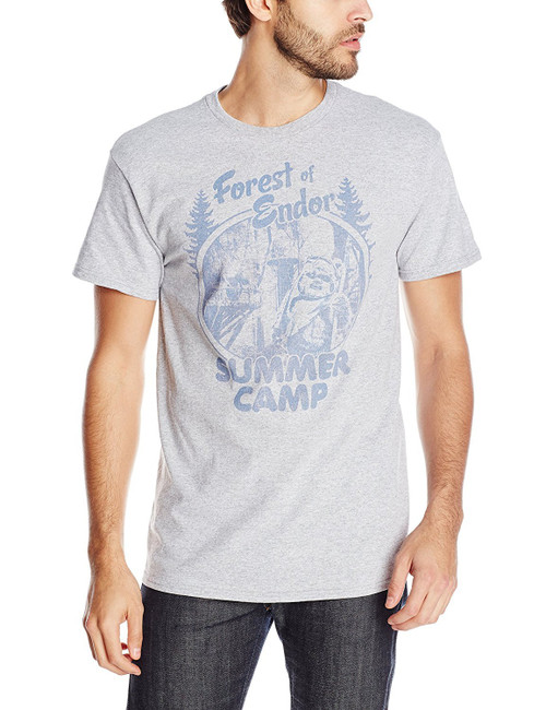 Star Wars Men's Forest Camp T-Shirt, Athletic Heather, 3X-Large