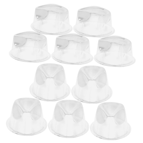 Holibanna 10pcs Cowboy Hat Holder Denim Cowboy Hat Kids Tools Plastic Cowboy Hats Ball Cap Washer Caps Display Support Hat Holder Rack Hat Support Stand Travel Caps Holders Wig Holder Pvc