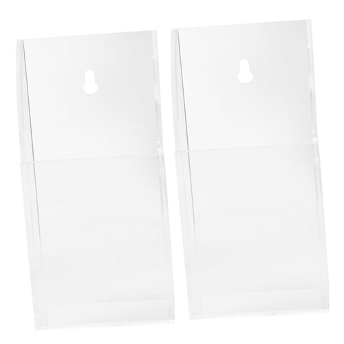 Holibanna 2pcs Remote Control Stand Storage Box Controller Wall Mount Clear Stand Wall Mount Remote Control Holder Remote Control Holder Wall Mount Remote Holder Remote Holder Mount Acrylic