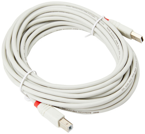 Lindy 36685 USB 2.0 Type A to B Cable - Anthra Line Grey, 5m