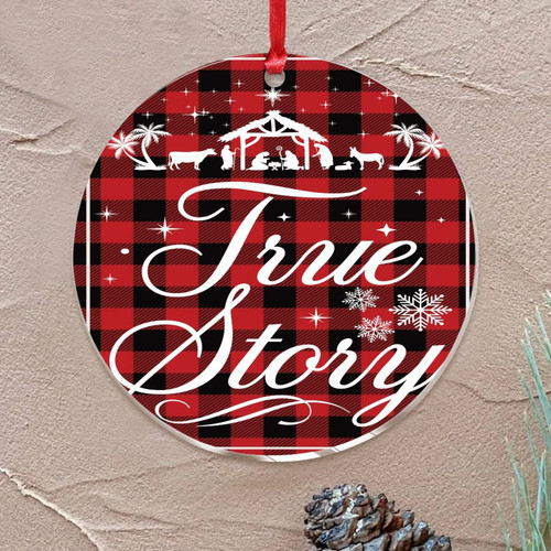 True Story Christmas Ornaments Christian Jesus Round Christmas Tree Ornament Christmas Baby Jesus Acrylic Christmas Bauble for Xmas Party Decorations True Story Christmas Ornaments Christian Jesus Round Christmas Tree Ornament Christmas Baby Jesus Acrylic Christmas Bauble for Xmas Party Decorations