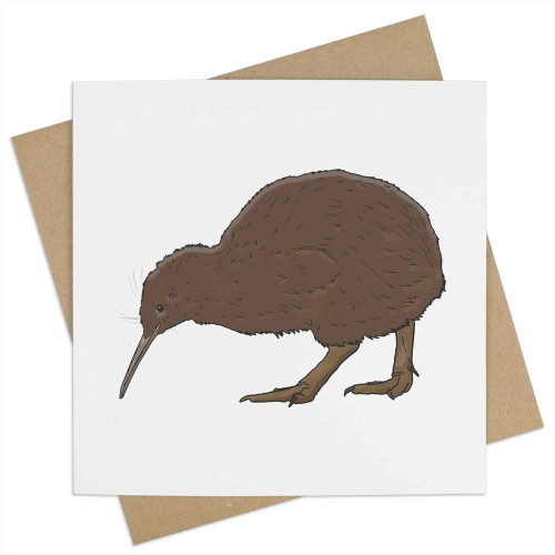 Azeeda 'Kiwi Bird' Blank Greeting Card (GC00015976)