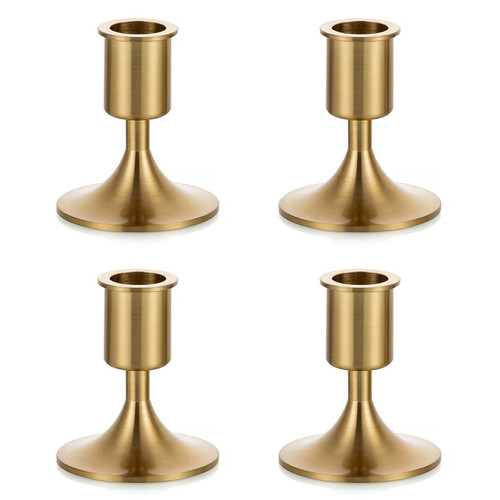Nuptio Candle Sticks Candle Holder Gold Candlestick Holders 4 Pcs Short Metal Taper Candle Holders Vintage Candle Stand Table Centerpieces for Thanksgiving Christmas Wedding Party Home Holiday Decor Nuptio Candle Sticks Candle Holder Gold Candlestick Holders 4 Pcs Short Metal Taper Candle Holders Vintage Candle Stand Table Centerpieces for Thanksgiving Christmas Wedding Party Home Holiday Decor