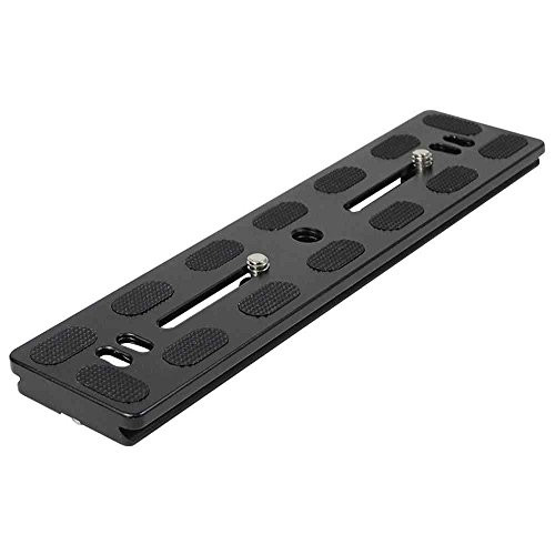 MENGS PU-200 Camera Quick Release Plate for DSLR Camera Compatible with Arca-Swiss Standard, Black