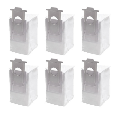 6 Pack Replacement Dust Bags Accessories for Samsung VCA-RDB95 Jet Bot AI+/Jet Bot+ Clean Station Vacuum Bag, VCA-SBT90E/XAA