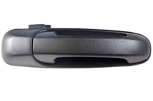 PT Auto Warehouse CH-3503A-FRK - Outside Exterior Outer Door Handle, Textured Black - without Keyhole, Passenger Side Front