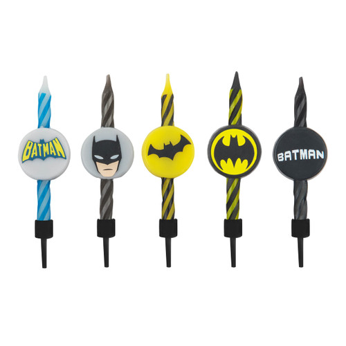 Cinereplicas DC Comics - Birthday Candles (Set of 10) Black (Batman)