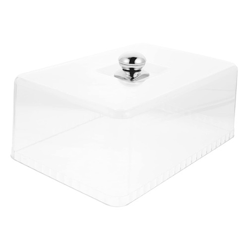 Luxshiny Cake Stand Cover with Tray Plastic Desert Cloche Plate Cake Cover Dome Square Display Cake Snack Plate Serving Platter 26x26x9. 5cm Luxshiny Cake Stand Cover with Tray Plastic Desert Cloche Plate Cake Cover Dome Square Display Cake Snack Plate Serving Platter 26x26x9. 5cm