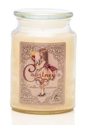 Courtney's Candles Cashmere Maximum Scented 26oz Large Jar Candle