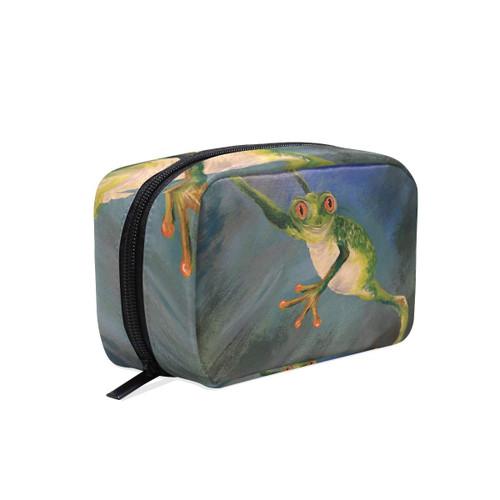Unicey Frog Makeup Bags Portable Tote Cosmetics Bag Travel Cosmetic Organizer Toiletry Bag Make-up Cases for Women Unicey Frog Makeup Bags Portable Tote Cosmetics Bag Travel Cosmetic Organizer Toiletry Bag Make-up Cases for Women