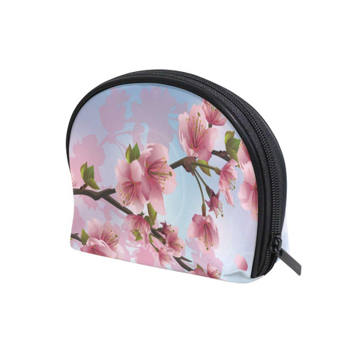 Unicey Cherry Blossom Makeup Bags Portable Tote Cosmetics Bag Travel Cosmetic Organizer Toiletry Bag Make-up Cases for Women Unicey Cherry Blossom Makeup Bags Portable Tote Cosmetics Bag Travel Cosmetic Organizer Toiletry Bag Make-up Cases for Women