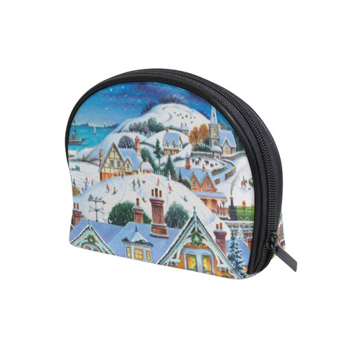 Unicey Christmas Landscape Makeup Bags Portable Tote Cosmetics Bag Travel Cosmetic Organizer Toiletry Bag Make-up Cases for Women Unicey Christmas Landscape Makeup Bags Portable Tote Cosmetics Bag Travel Cosmetic Organizer Toiletry Bag Make-up Cases for Women