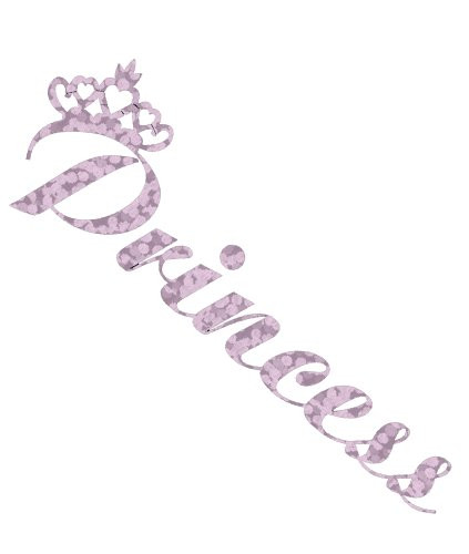 Chroma Graphics Princess Die Cutz Pink Glitter Die Cutz Decal