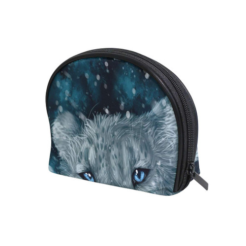 Unicey Snow Leopard Makeup Bags Portable Tote Cosmetics Bag Travel Cosmetic Organizer Toiletry Bag Make-up Cases for Women