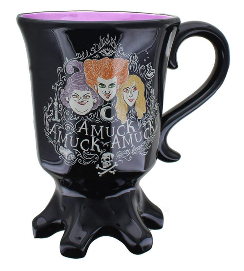 Disney Hocus Pocus Sanderson Sisters Amuck Sculpted Ceramic Mug | Large Coffee Cup for Espresso, Tea Disney Hocus Pocus Sanderson Sisters Amuck Sculpted Ceramic Mug | Large Coffee Cup for Espresso, Tea