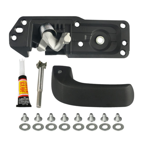 Interior Door Handle Kit Front Right Passenger Side | for 2007-2014 Chevy Silverado, Tahoe, Suburban, Avalanche, GMC Sierra, Yukon (XL), Cadillac Escalade ESV EXT | OE# 20833602, 20871483, 80375 Interior Door Handle Kit Front Right Passenger Side | for 2007-2014 Chevy Silverado, Tahoe, Suburban, Avalanche, GMC Sierra, Yukon (XL), Cadillac Escalade ESV EXT | OE# 20833602, 20871483, 80375
