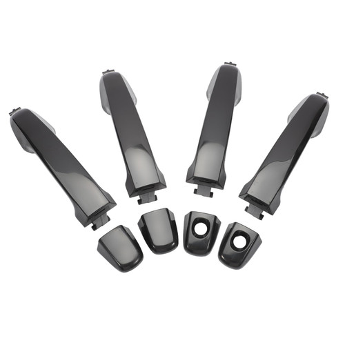 Exterior Door Handle for Toyota Camry 2012 2013 2014 2015 2016 2017 Front Rear Driver and Passenger Side Outer Door Handle 4 Pcs Black
