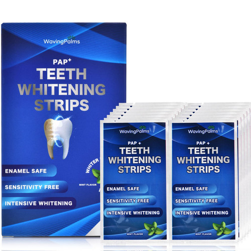 Teeth whitening Strip, 28 Sensitivity Free Whitening Strips, Peroxide Free, 14 Treatments for Teeth whitening, Professional and Safe Teeth whitening Strips Teeth whitening Strip, 28 Sensitivity Free Whitening Strips, Peroxide Free, 14 Treatments for Teeth whitening, Professional and Safe Teeth whitening Strips