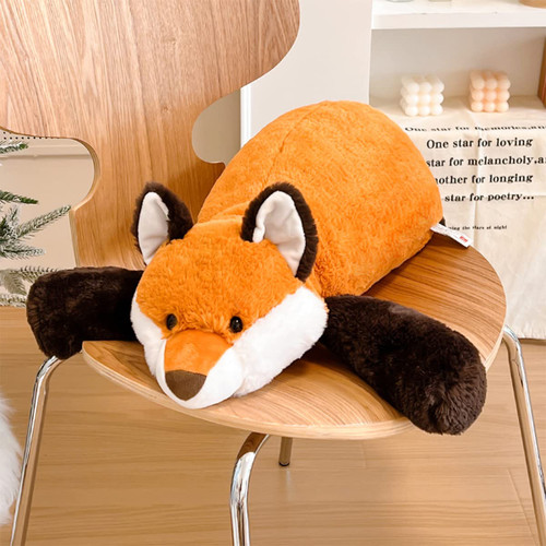 ARELUX Soft Fox Stuffed Animals:17.7in Fox Plush Cute Body Pillow Hug Sleeping Plushy Fluffy Wild Animal Toys Chair Decor Plushie Doll Gifts for Kids Girls Boys Toddler ARELUX Soft Fox Stuffed Animals:17.7in Fox Plush Cute Body Pillow Hug Sleeping Plushy Fluffy Wild Animal Toys Chair Decor Plushie Doll Gifts for Kids Girls Boys Toddler