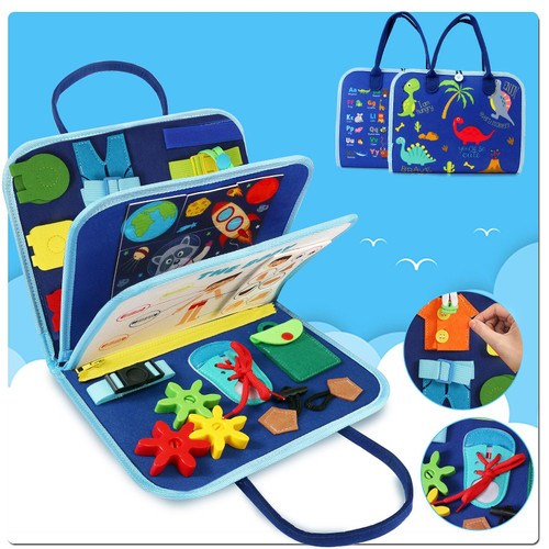 Busy Board Toddlers Sensory Activity - Montessori Toys 1 Year Old Boy Airplane Travel Essentials Kids Ages 1-3 Road Trip Games Quiet Book 2-4 Yr Birthday Gifts Learning Toy 18 Months Baby Educational Busy Board Toddlers Sensory Activity - Montessori Toys 1 Year Old Boy Airplane Travel Essentials Kids Ages 1-3 Road Trip Games Quiet Book 2-4 Yr Birthday Gifts Learning Toy 18 Months Baby Educational