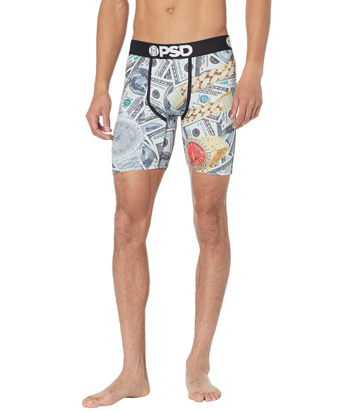PSD Men's Money Shot Boxer Briefs, Black, XL