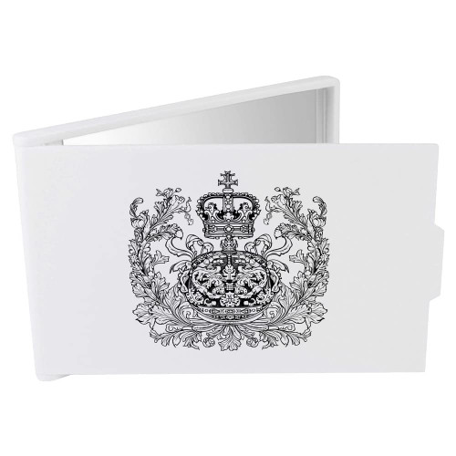 Azeeda 'Crown' Compact/Travel/Pocket Makeup Mirror (CM00035598)