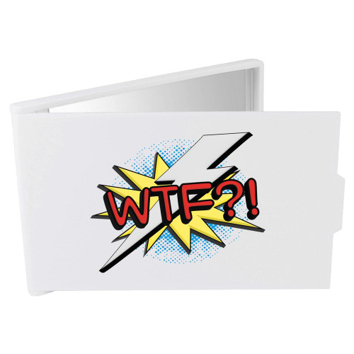 'WTF?! Comic Speech Bubble' Compact/Travel/Pocket Makeup Mirror (CM00036738)
