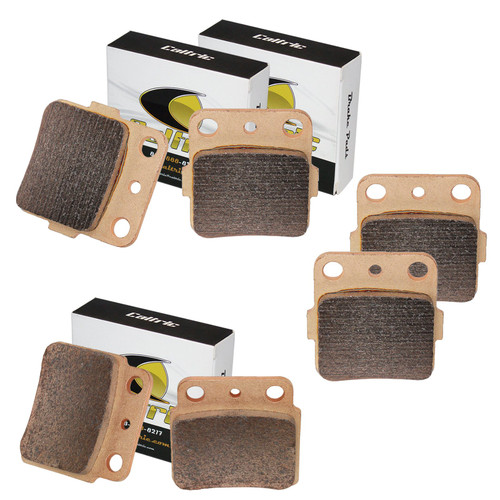 Caltric Front Rear Brake Pads Compatible with Kawasaki Kfx400 Kfx400A Kfx 400 A 2003 2004 2005 2006
