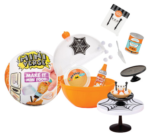 Make It Mini Food Halloween Series 1 Mini Collectibles - MGA's Miniverse, Seasonal, Blind Packaging, DIY, Resin Play, Replica Food, NOT EDIBLE, Collectors, 8+
