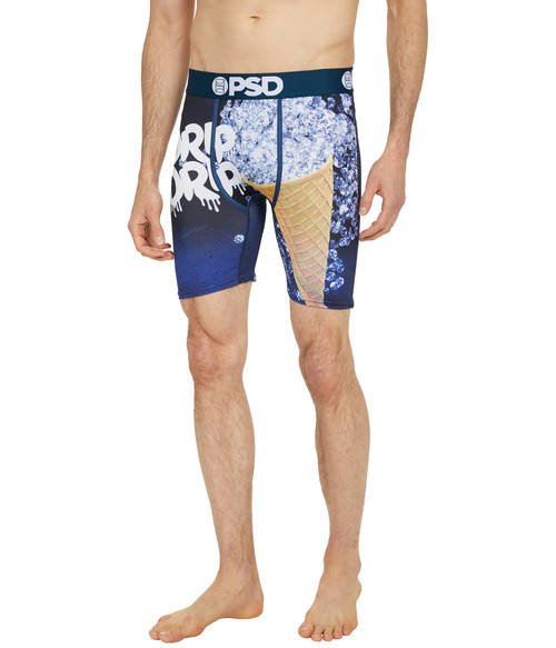 PSD Men's Boxer Brief (Blue/Iced Cone, XXL)